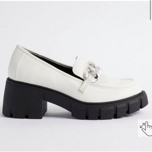 Torrid white loafers